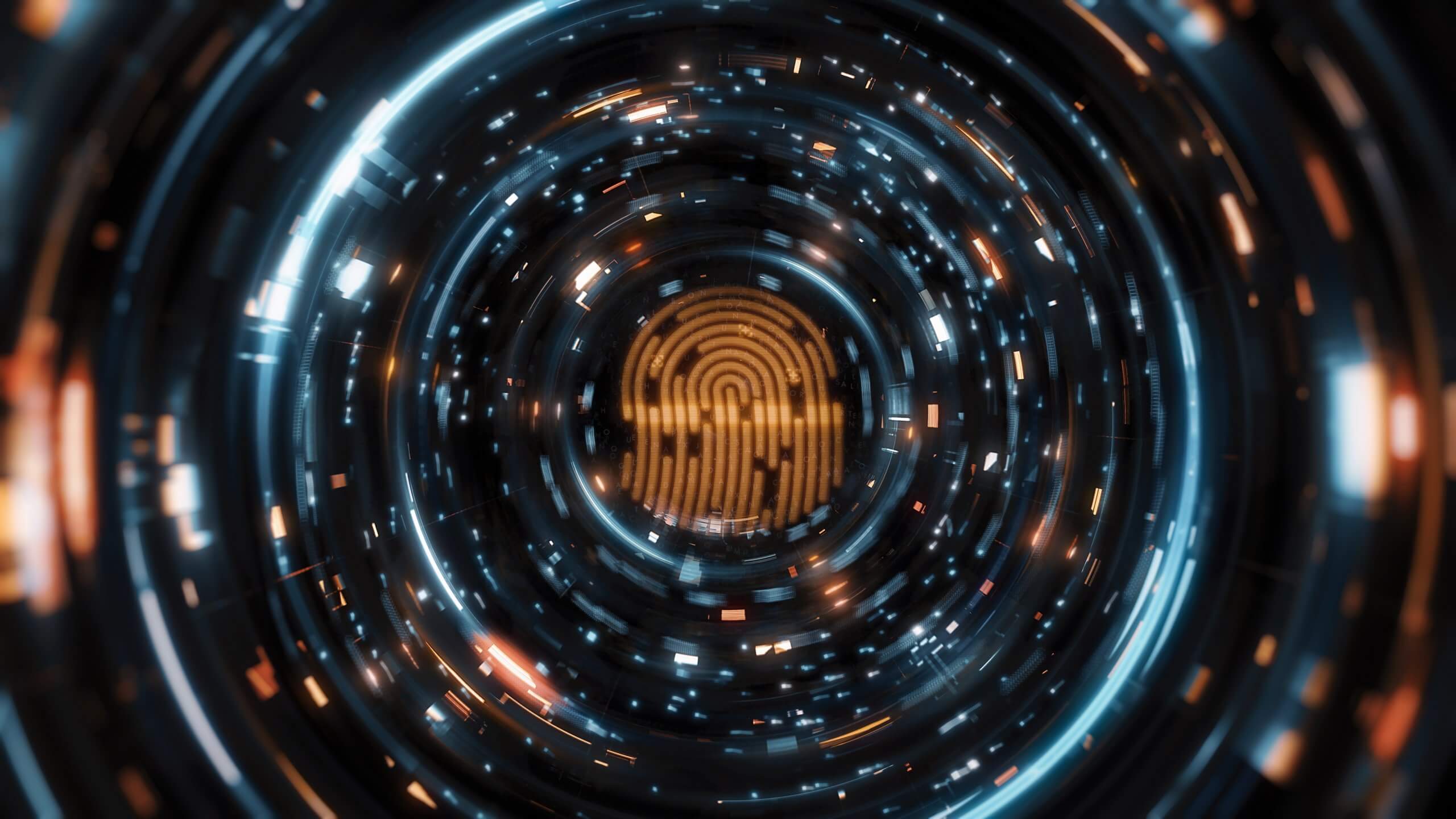 Digital fingerprint scanning verification process