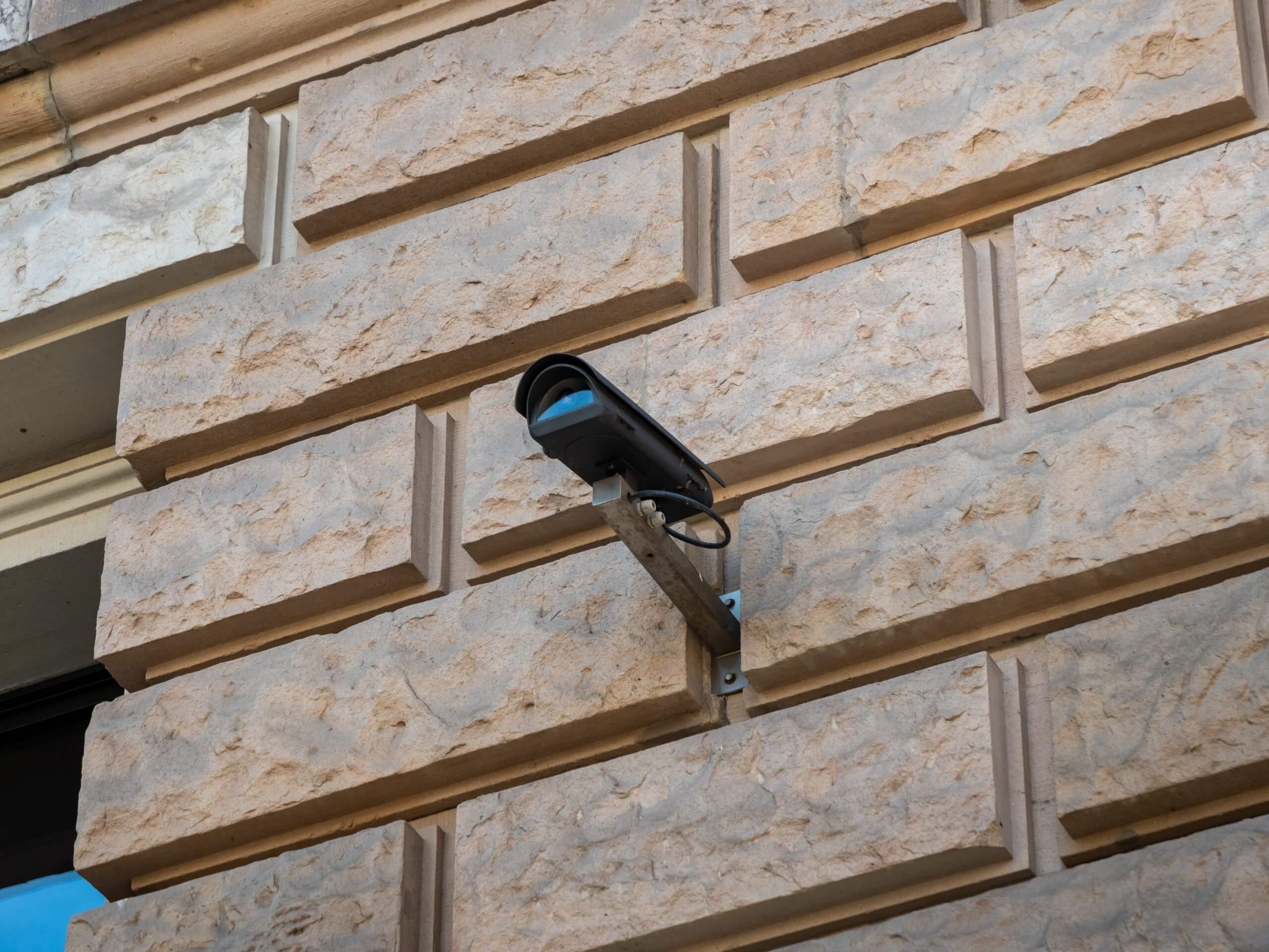 CCTV Camera on a Government Building